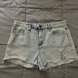 Denim shorts